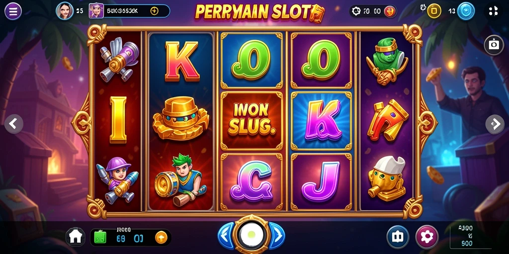 Screenshot utama gameplay Slot 5ZK yang mengasyikkan.
