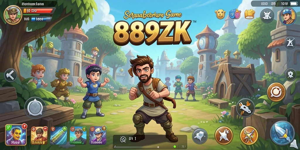 Tampilan gameplay 889ZK yang menarik dan seru.