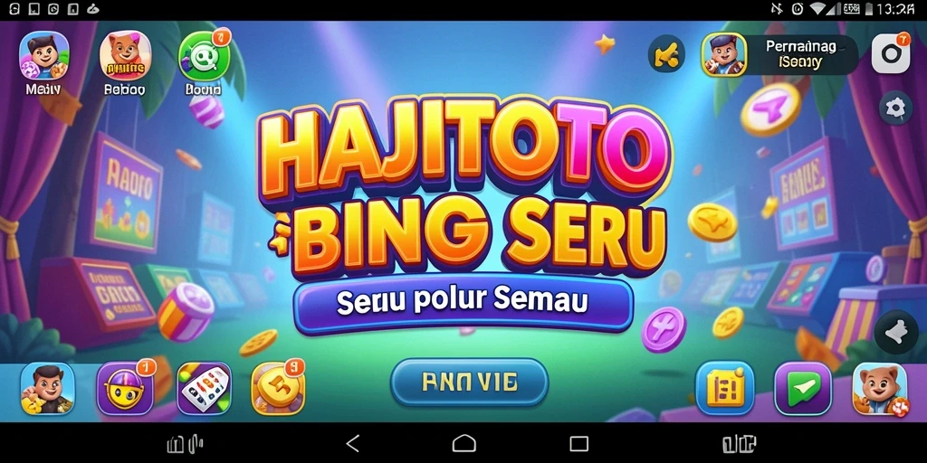 Tampilan gameplay seru dari HAJITOTO saat bermain Bingo.