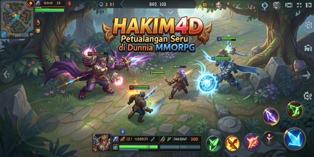 Tampilan gameplay HAKIM4D yang menarik dan seru di dunia MMORPG.