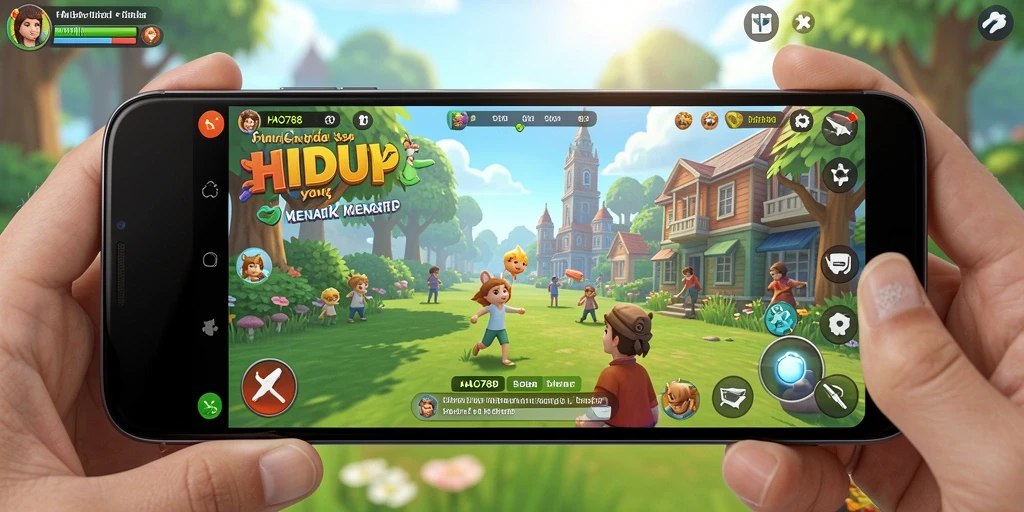 Tangkapan layar menampilkan gameplay seru di HAO788 dan interaksi karakter.