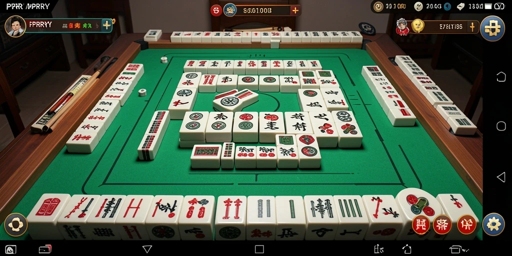 Screenshot PPRRYY menampilkan gameplay Mahjong yang seru dan menantang.